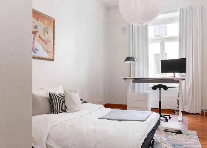 아파트 Charming Flat In Design District 헬싱키